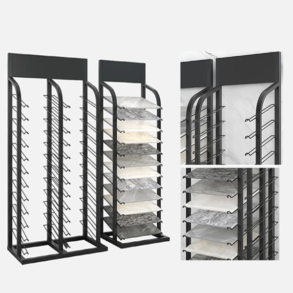 Metal Floor-standing Tile Sample Display Rack high quality
